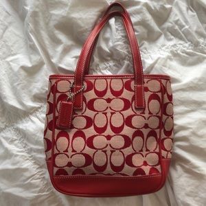 Red coach purse!